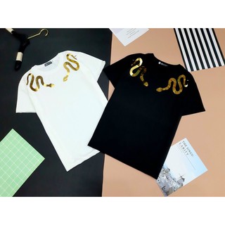{Giảm 10k khi mua 2 áo } Áo thun rắn nhũ gương chất cotton