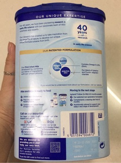 Sữa Aptamil số 1 xách tay