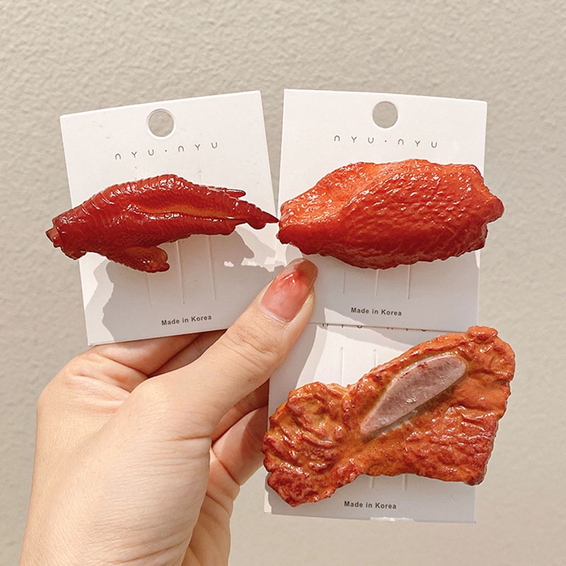 Kẹp Tóc Hình Thức Ăn Sáng Tạo Vui Nhộn Cho Nữ