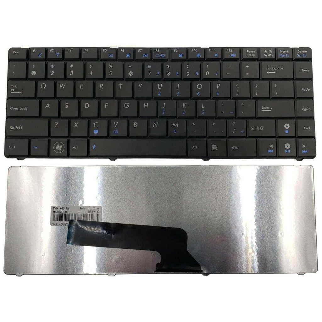 Bàn phím laptop ASUS K40 K40AC K40I K40IE K40IN K40AB K40AN K40A K40AD K40AF K40C K40ID A41 A41I K40E K40IJ P81IJ P30A