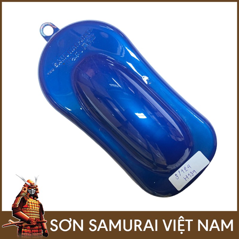 Màu Xanh Candy Son Samurai - Combo Sơn Màu Xanh H139