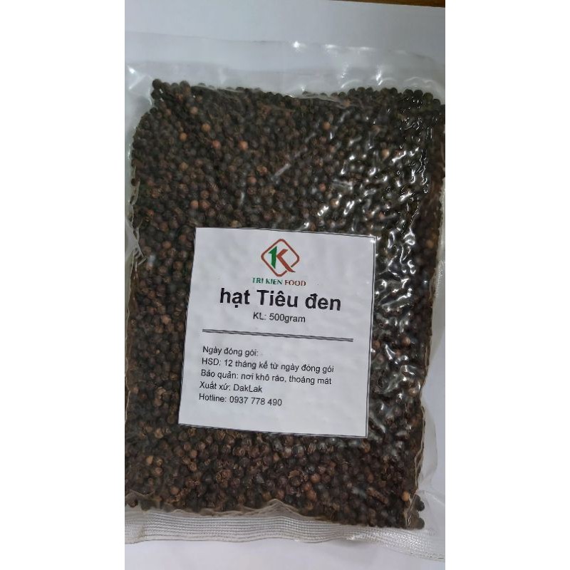 [TKF01] Gia vị hạt tiêu đen Daklak 500gram