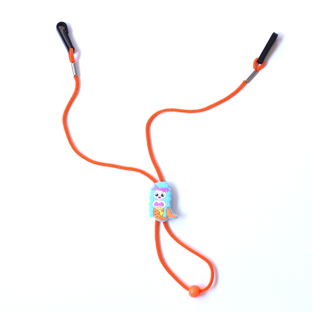 Dây đeo khẩu trang - đeo kính co giãn đàn hồi chống thất lạc ,chống rơi có nút điều chỉnh độ ôm hình nàng tiên cá cho bé