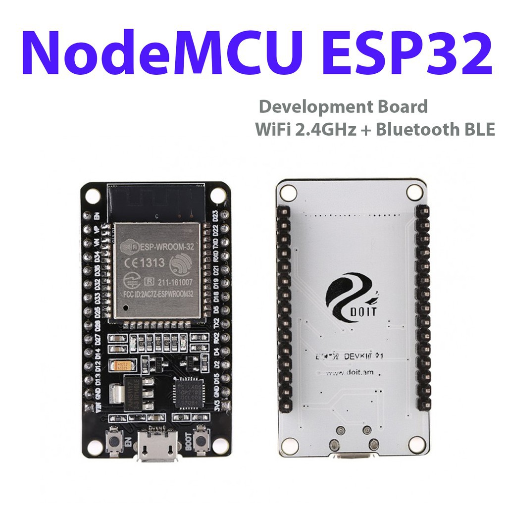 NodeMCU ESP32 Wifi BLE - CP2102- (kit thu phát IoT)