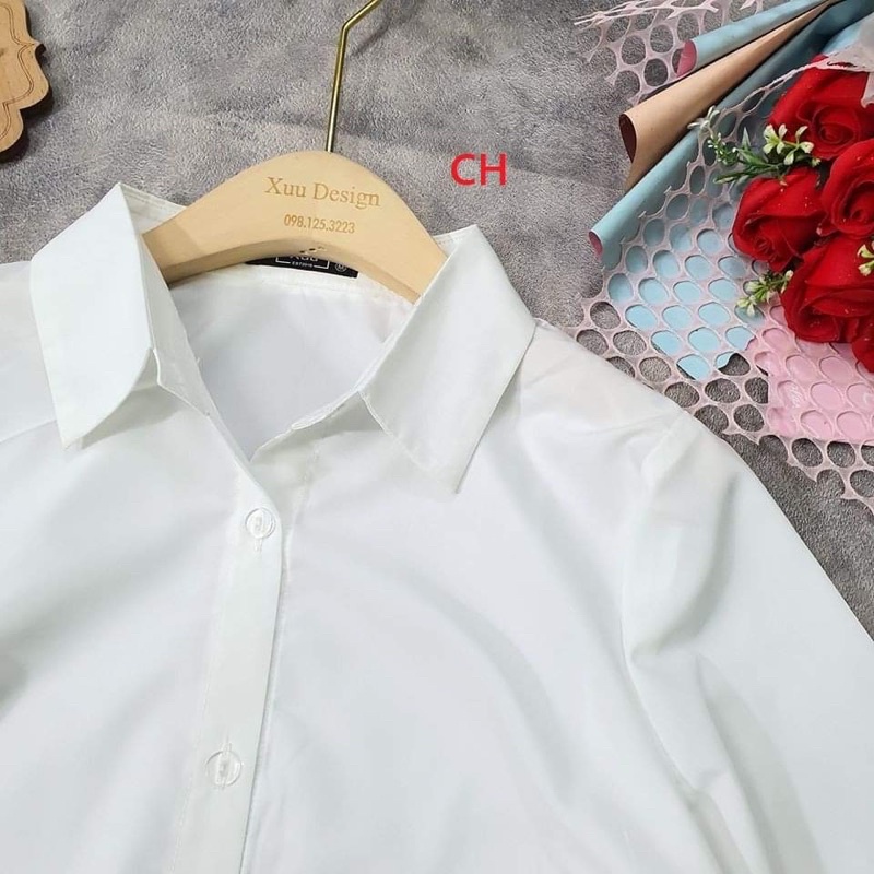 Áo sơ mi nữ tay lỡ CH12