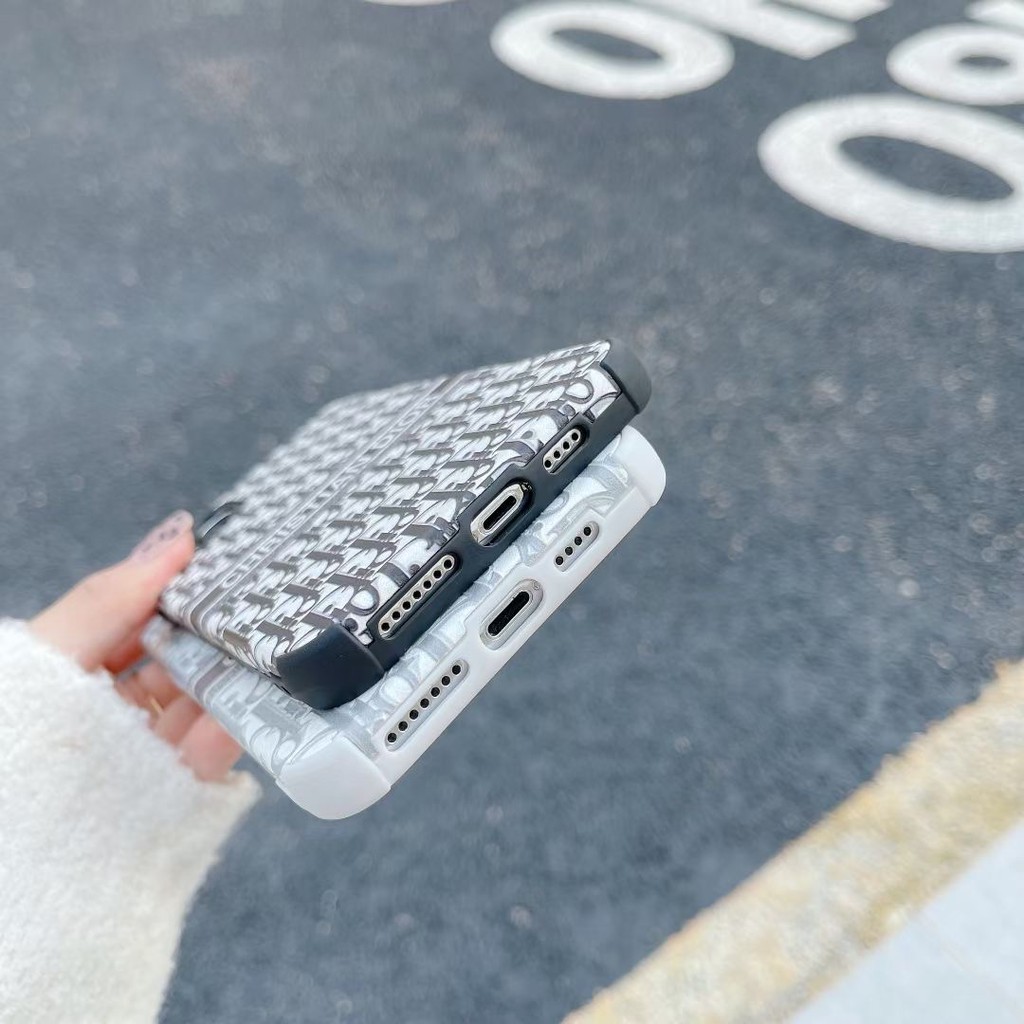 Ốp điện thoại kiểu hành lý in logo Dior cho iPhone 12/Pro/Pro Max 11/Pro/Pro Max 7 8 + X XS XR XS MAX | BigBuy360 - bigbuy360.vn