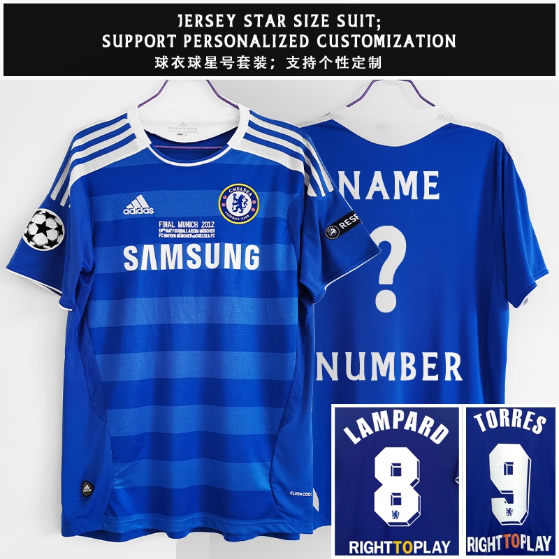 Áo Thun Đội Tuyển Chelsea 2011-12 s-2xl