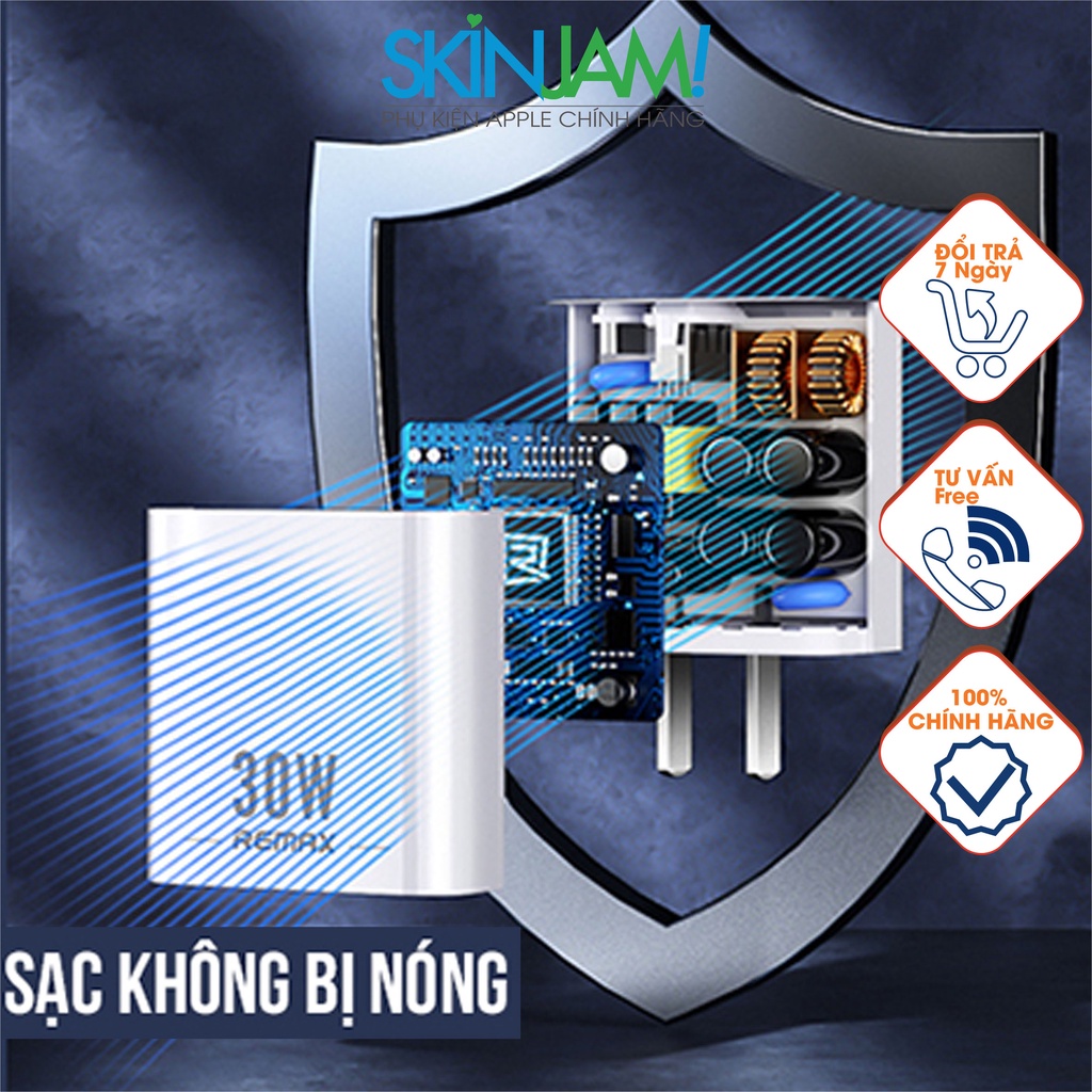 Củ Sạc Nhanh 2 Công 30W Remax RP-U82  Hàng Chính Hãng Remax