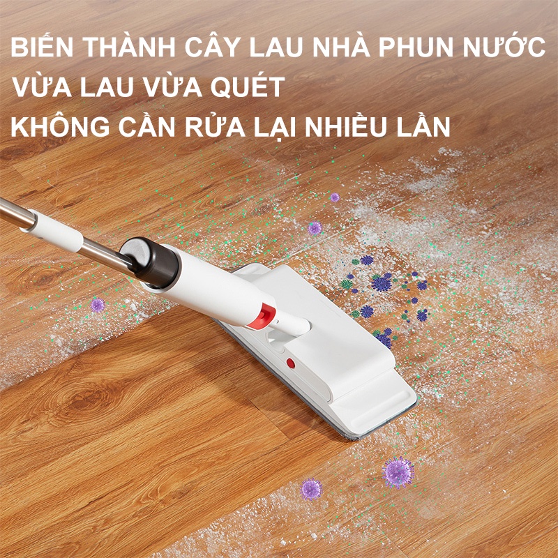 Cây lau nhà kiêm quét bụi Deerma Sweep Mop DEM-TB900