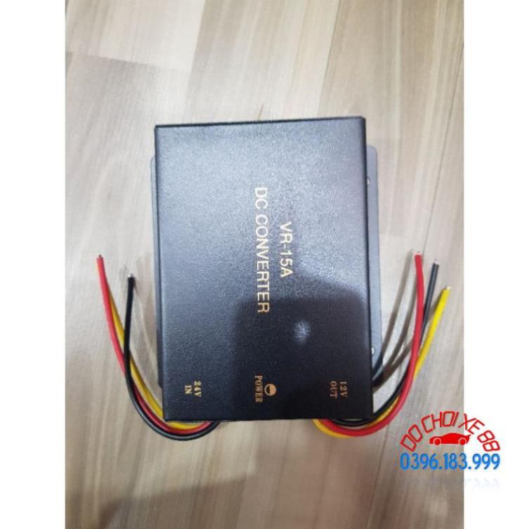 [Top Rẻ] CỤC ĐỔI NGUỒN 24V~12V CHO MÀN HÌNH ANDROID CHO XE TẢI DÙNG ĐIỆN 24V