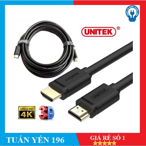 Cáp HDMI Unitek chính hãng cao cấp (15m)