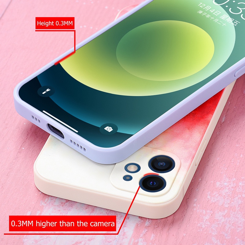 Ốp Điện Thoại Mềm Chống Sốc Họa Tiết Màu Nước Cho Samsung S22 Plus Ultra A73 A53 A33 S21 FE 5G A03 A20S A21S