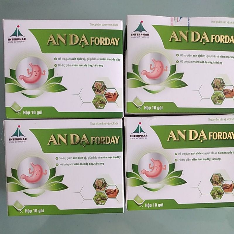 AN DẠ FORDAY hộp 10 gói date mới nhất