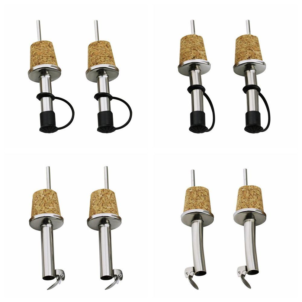 Nút Chặn Chai Rượu Vang / Sâm Panh Tự Động Bằng Gỗ Tiện Dụng