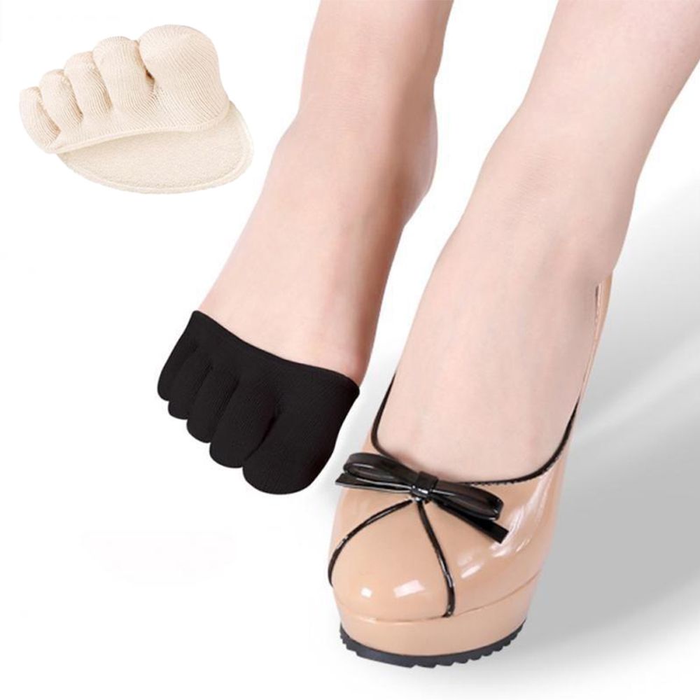 Đôi vớ chân hở ngón không gót bằng silicon và cotton nhiều màu tùy chọn