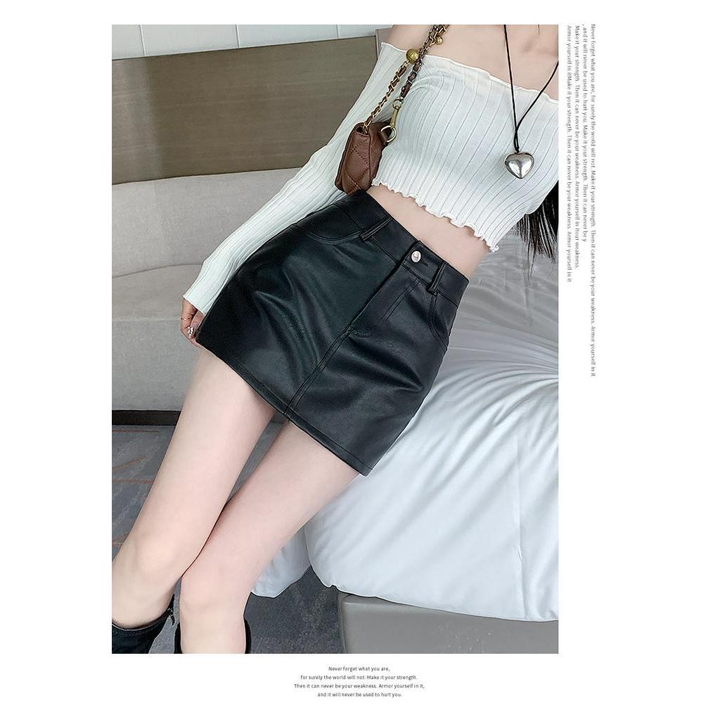 Chân Váy Đen Dáng Chữ a Lưng Cao Thời Trang Sành Điệu 67387