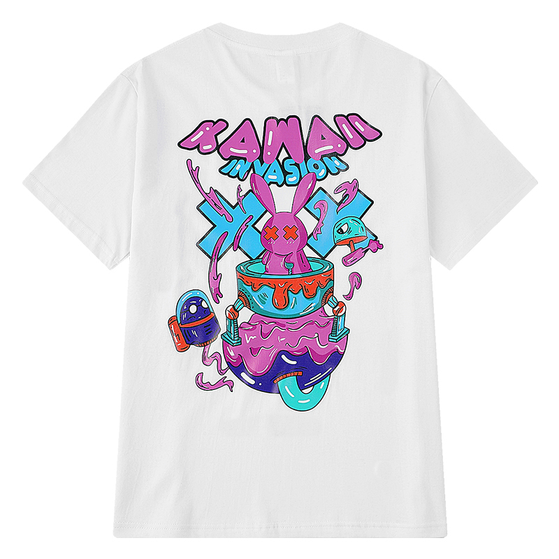 [7 Ngày Đổi /Trả Nếu Không Hài Lòng] Áo thun tay lỡ form rộng unisex siêu hot dáng suông freesize in Kawaii TL821 | BigBuy360 - bigbuy360.vn