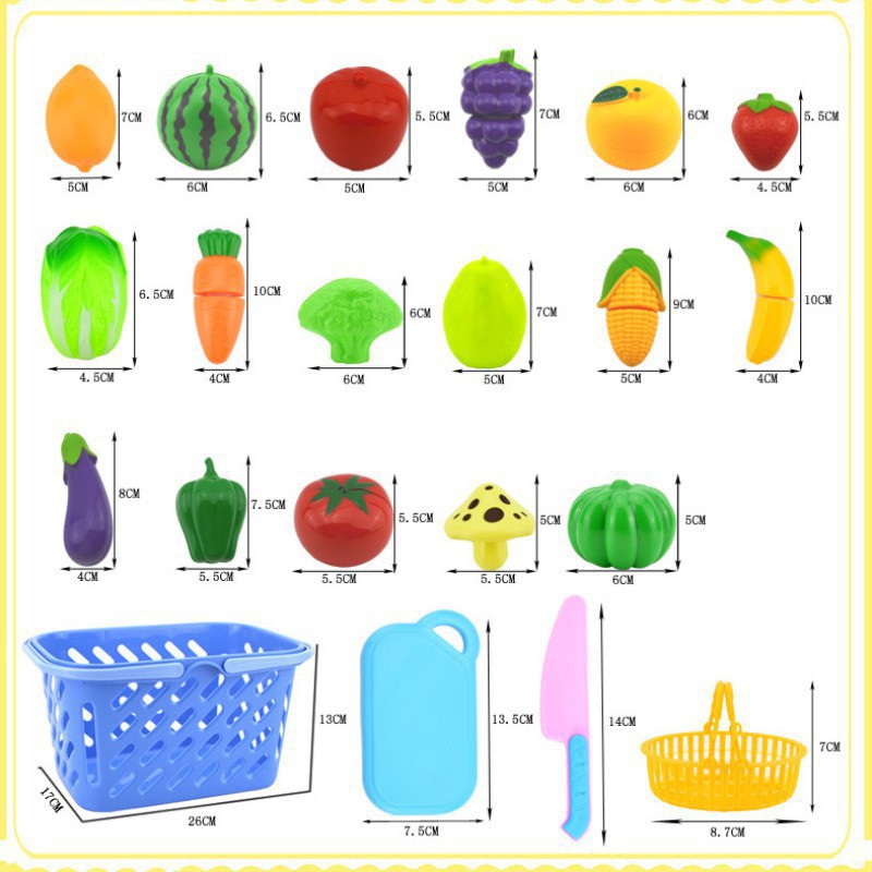 Đồ chơi nấu bếp hình quả trái cây ngộ nghĩnh cho bé