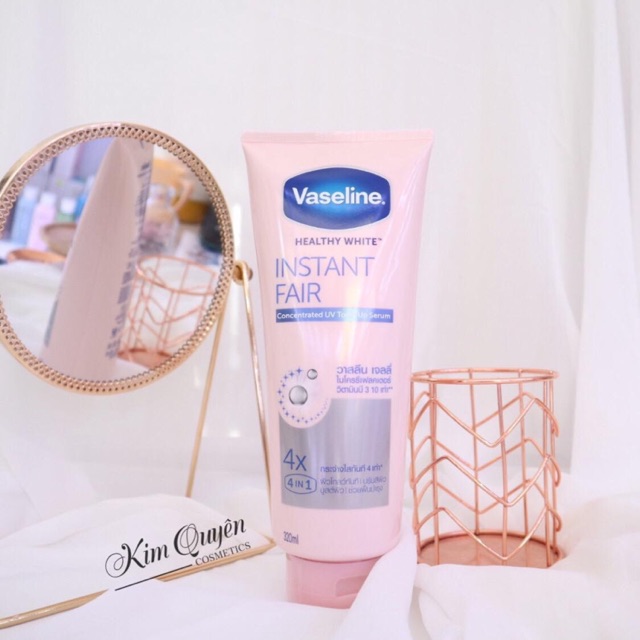 Sữa Dưỡng Thể Vaseline Healthy White Instant Fair Serum 4X