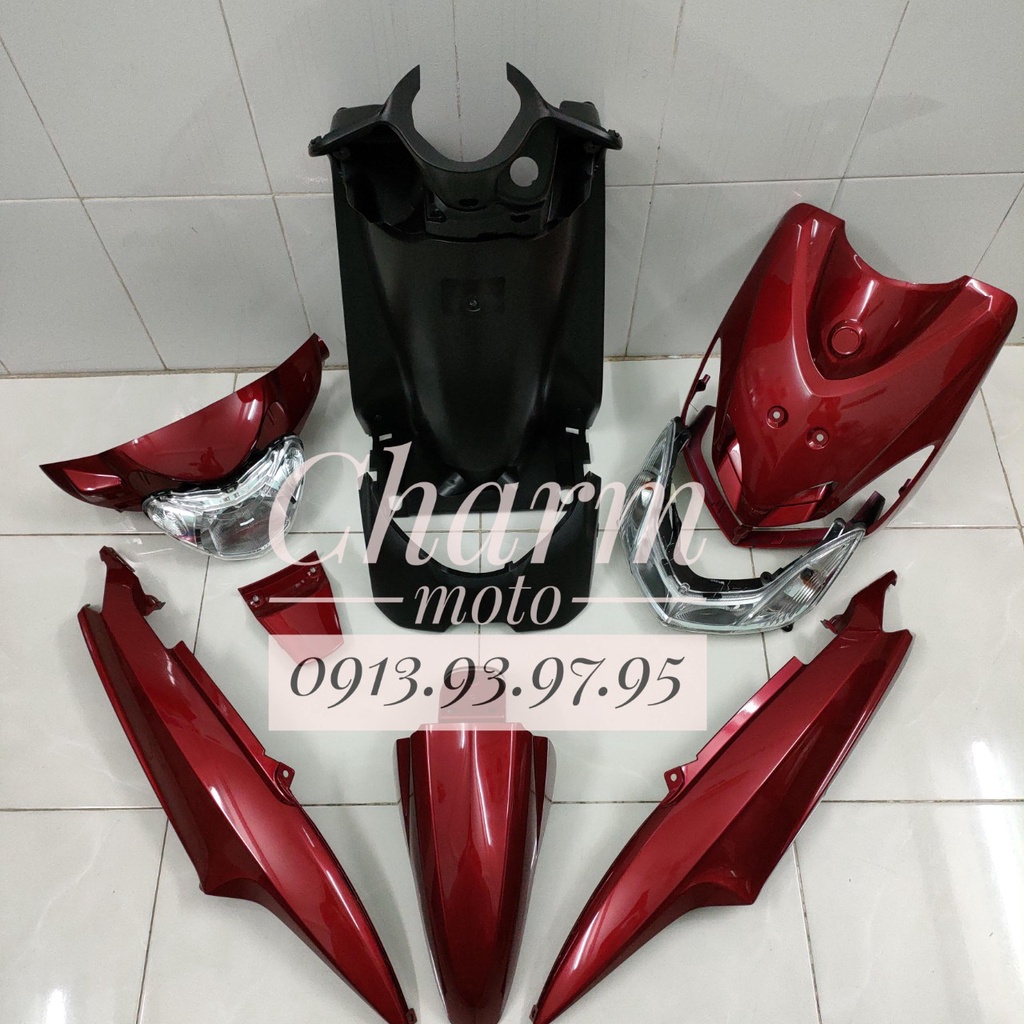 Dàn áo MIO smile bộ Full đồ màu  - Plastic full set for Mio Smile