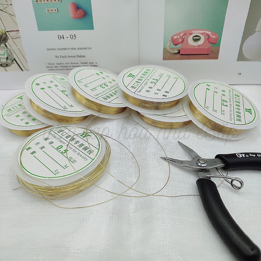 Cuộn Dây Đồng Làm Thủ Công Handmade DIY