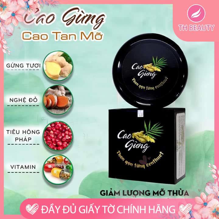 &lt;THẬT 100%&gt; Cao gừng tan mỡ bụng Cát Tường, vòng eo thon gọn