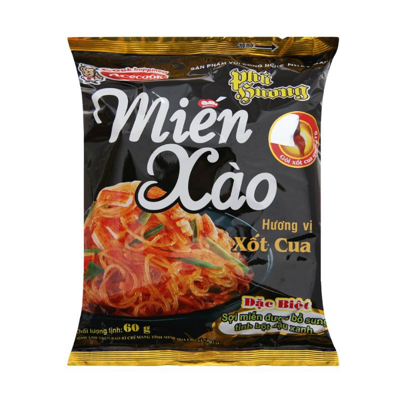 [ Yams Mart ] Combo 2  Miến Xào Phú Hương Hương Vị Xốt Cua 60G