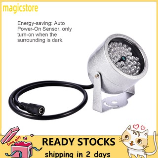 Magicstore Đèn LED 48 bóng chiếu tai hồng ngoại trừ nước cho camera an ninh chất lượng tốt