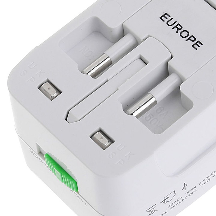 Ổ cắm điện quốc tế đa năng du lịch Universal Travel AC Adapter