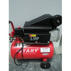 Máy nén khí STARY 24L Công suất 2,5 HP áp lực khí nén 8 bar motor dây đồng bảo hành 6 tháng