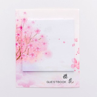 Giấy Note Giấy Ghi Chú In Hoa Đẹp Mắt