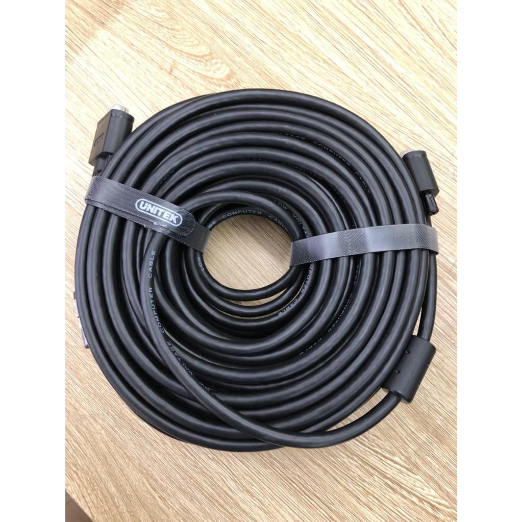 Cáp VGA  20M / 25M/ 30M Unitek -Cáp Màn Hình VGA Chính Hãng