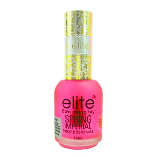 Sơn Dưỡng Móng Cao Cấp Elite 49 Spring Imperial 18ml Hồng Trong