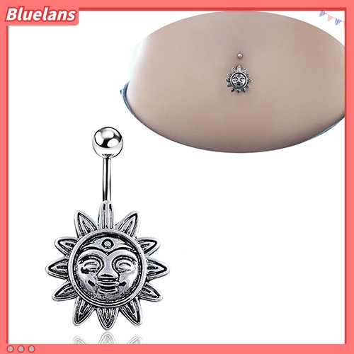 Khuyên rốn hình mặt trời cá tính, thời trang cho nữ