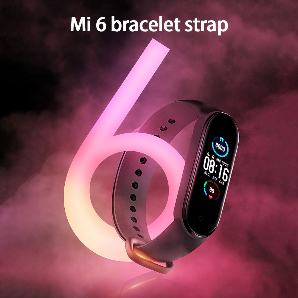 Dây Đeo Tpu Thay Thế Cho Đồng Hồ Thông Minh Xiaomi Mi Band 6