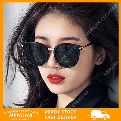 ▲Thanh toán tại chỗ▼READY STOCK New Classic Women Round Frame Sunglasses