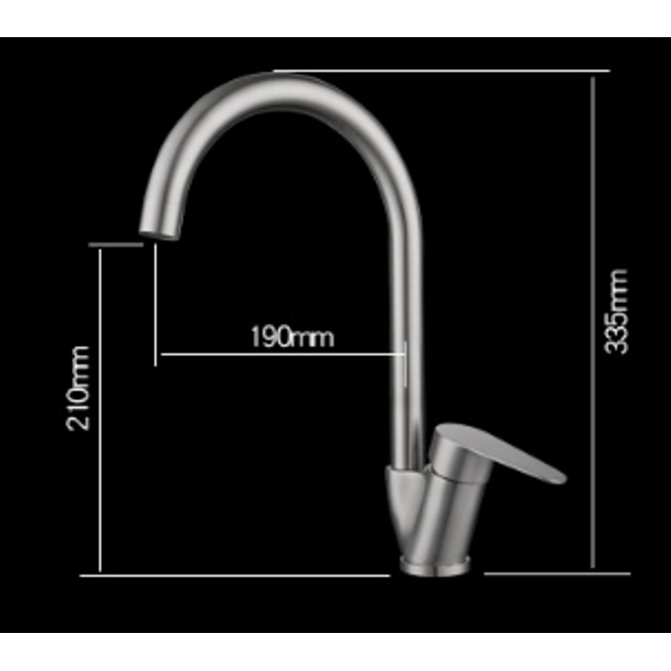 Vòi rửa bát nóng lạnh Inox 304 MS3 | BigBuy360 - bigbuy360.vn