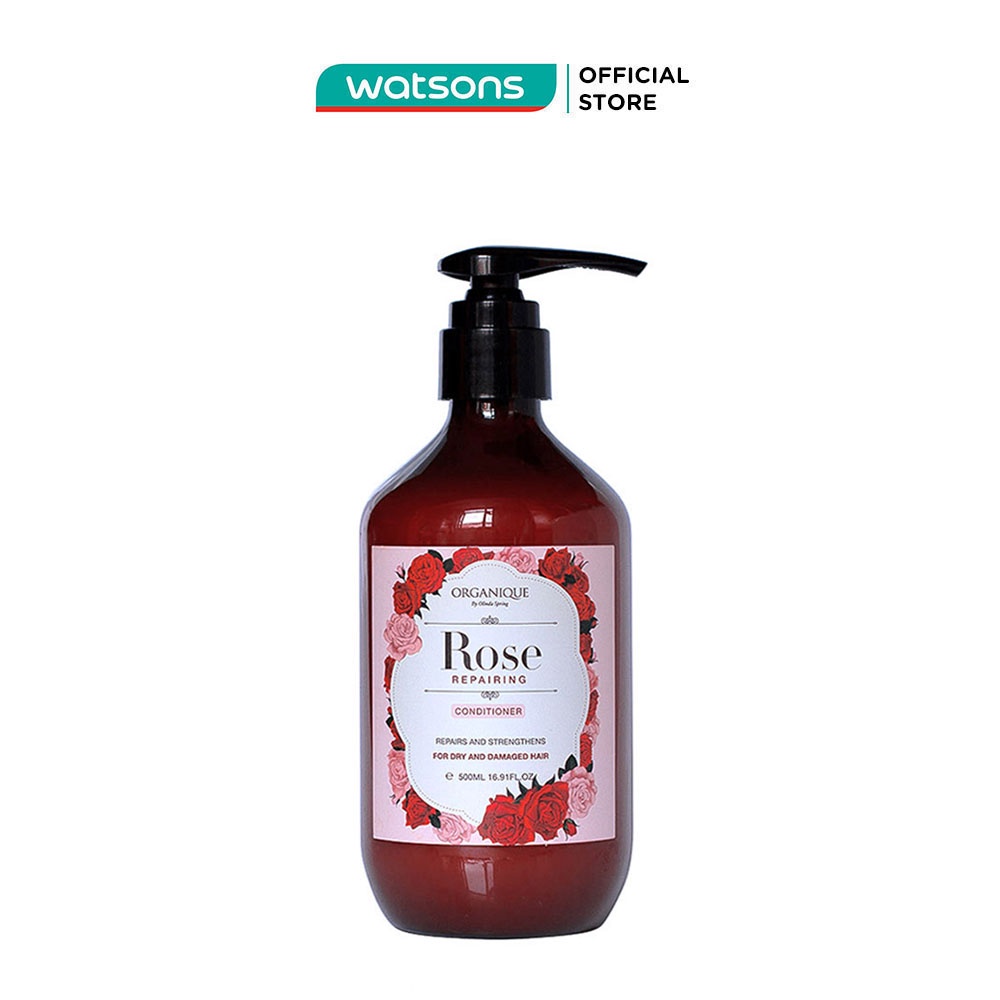 Dầu Xả Organique Dưỡng Tóc Hoa Hồng Rose Repairing Conditioner 500ml