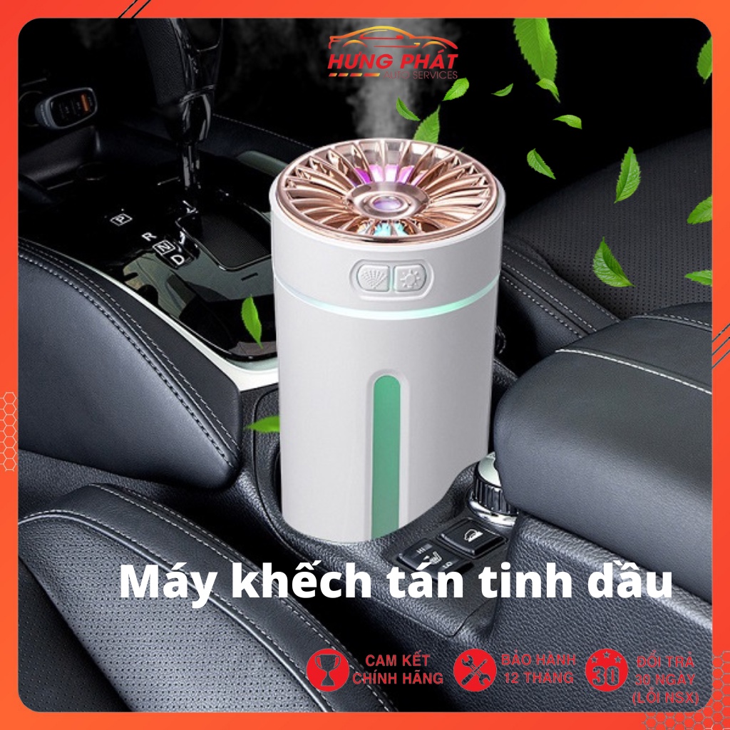 Máy Khuếch Tán Tinh Dầu Phun Sương Khử Mùi Dùng Trên Ô tô, Bàn Làm Việc, Bàn Học, Cổng Sạc USB