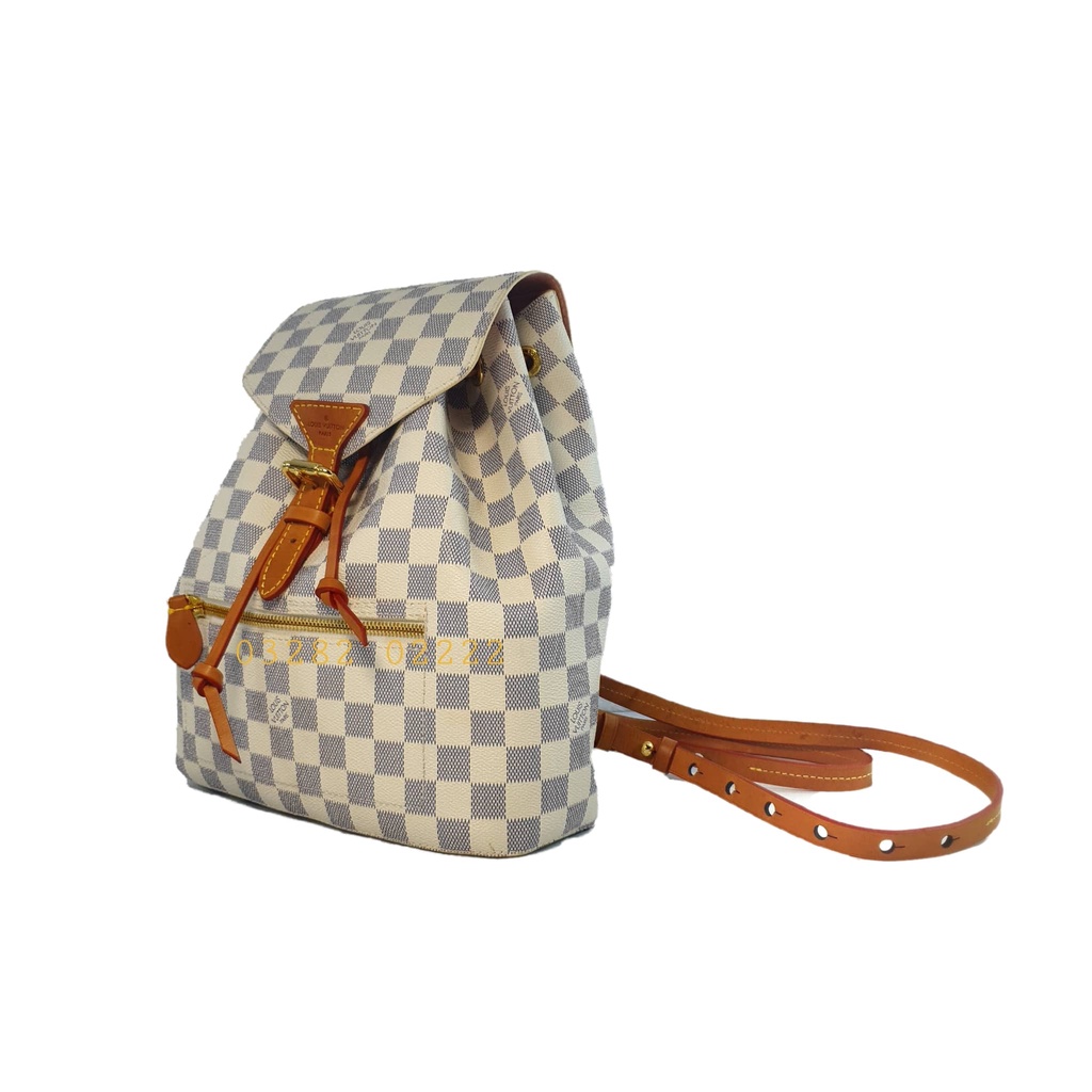 III..Balo LV ô trắng size đại si Nhật xịn sò