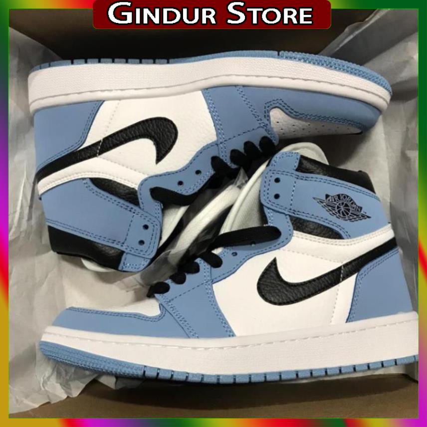 Giày thể thao Jordan cao cổ đen trắng, Giày air Jodan 1 high panda cao cổ nam nữ dễ phối đồ cực hot Full Box Bill