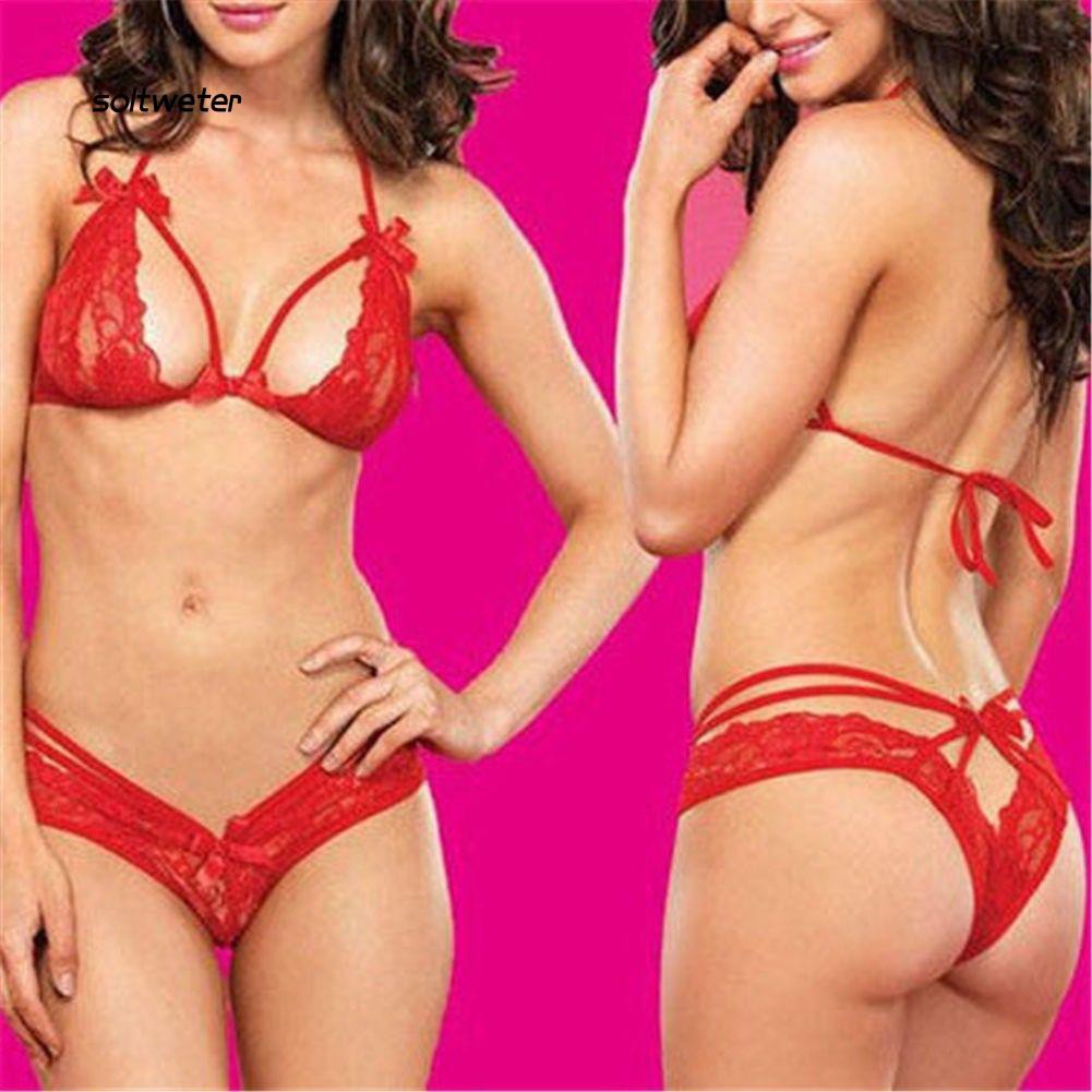 Áo ngực ren và quần lót quyến rũ cho nữ gồm 4 màu