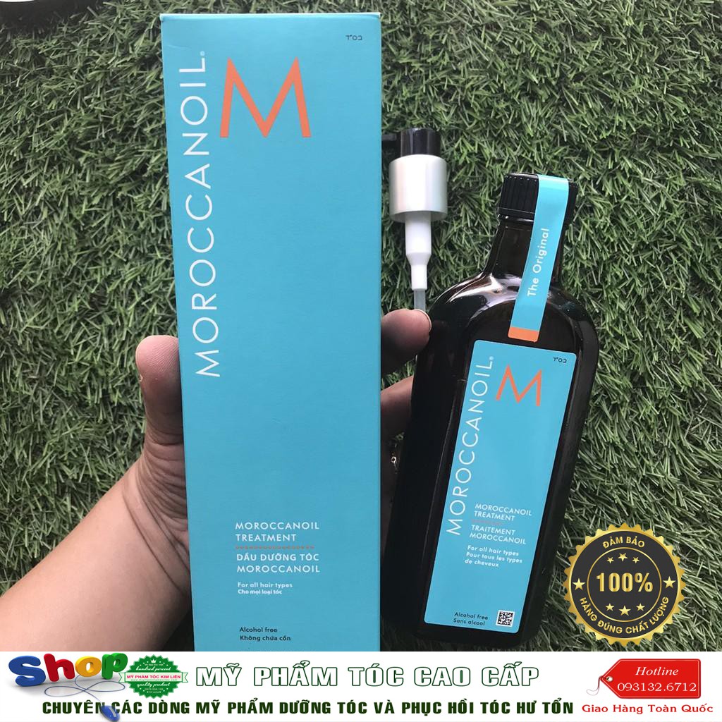 [Moroccanoil-chính hãng] Tinh dầu dưỡng phục hồi tóc hư tổn khô xơ Moroccanoil Treatment 200ml