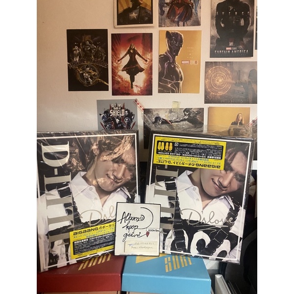 Bigbang Daesung album D-lite nguyên seal gồm goods cd dvd như hình.