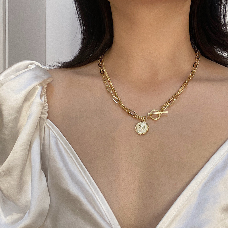 Dây chuyền nhiều lớp kiểu dáng thời trang dành cho nữ