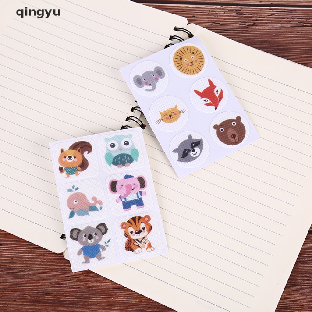 Set 10 Miếng Dán Chống Muỗi Họa Tiết Hoạt Hình Cho Bé