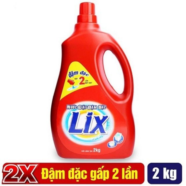 Nước giặt Lix đậm đặc 2kg