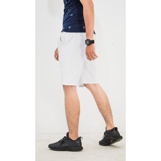 Quần Short Trắng Kaki Nam Trơn