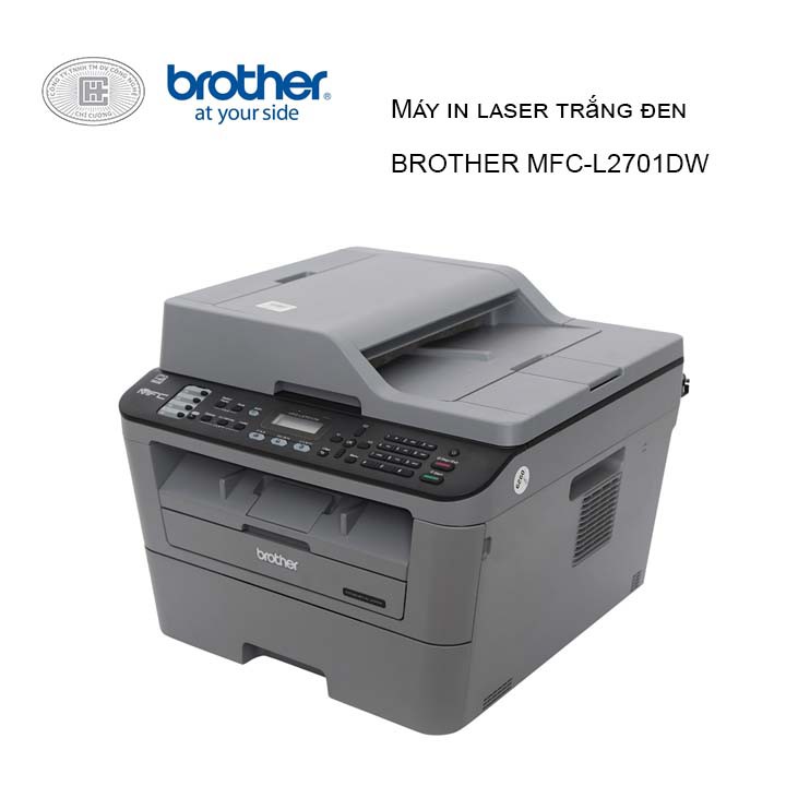 Máy in Brother đa chức năng MFC-L2701DW ( In, Scan, Copy, FAX ) - Hàng Chính Hãng