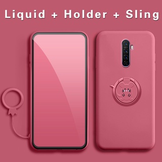 Ốp lưng điện thoại silicon dẻo in hoạt hình có giá đỡ vòng nhẫn cho oppo reno2 f reno 2f reno 2 f